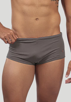 SUNGA SAUIPE MASCULINO 00389 CINZA COM PROTEÇÃO UV - Compre roupas com proteção UV na Loja Virtual Litoraneus UV Protection