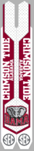 Banderas Red Zone Serie NCAA 2019 WHITE SERIES - comprar en línea
