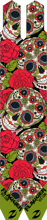 Banderas Red Zone Serie SKULL