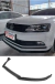 Spoiler Dianteiro Volkswagen Jetta 2015 até 2017 MK6.5 - Sem Pintar