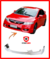 Spoiler Dianteiro Mugen Honda Civic G8 ou Civic SI 2009 2010 2011 - Sem Pintar