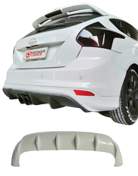 Spoiler Traseiro + Saia Lateral Ford Focus 2013 até 2015 - Sem Pintar - comprar online