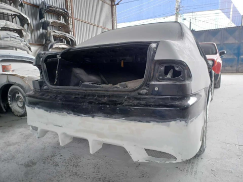 Parachoque Traseiro Personalizado Civic + Saia Lateral + Aerofólio Velozes e Furiosos - Sem Pintar - comprar online