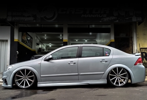 Saia lateral Golf 2008 até 2012 Sem Pintar Modelo 2
