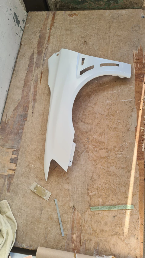 Par de Paralama Lancer modelo Evolution GT, CVT, MT, HL, HL-T, HL-E 2012 até 2020 - Sem Pintar