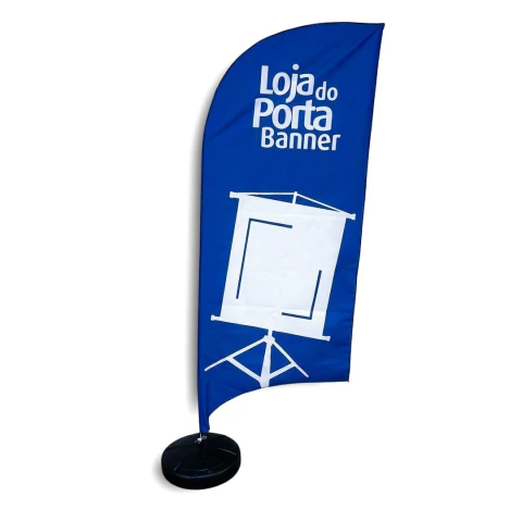 Wind Fly Banner Formato Vela Personalizado | com Base Plástica - comprar online