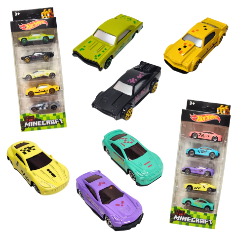 Autos MINECRAFT x5 (Escala 1:64) - comprar online