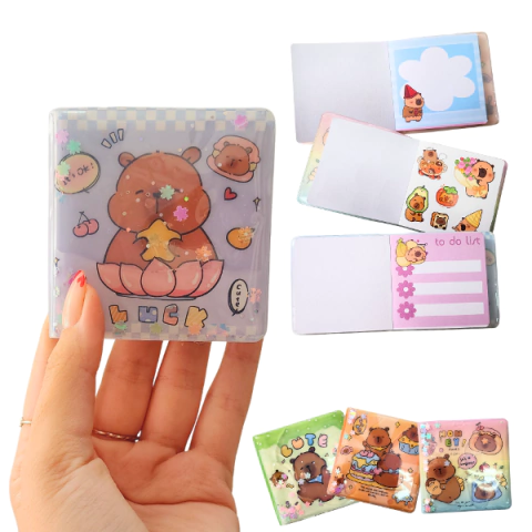 Libreta CARPINCHO Capybara -Con Stickers- (x1) - comprar online