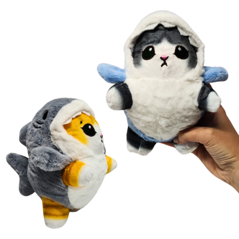 Peluche GATO MOFUNSAND TIBURÓN (20cm) - comprar online