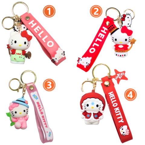 Llaveros De Goma HELLO KITTY - comprar online