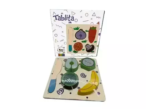 TABLITA DE FRUTAS Y VERDURAS con Encastre (9pcs) - comprar online