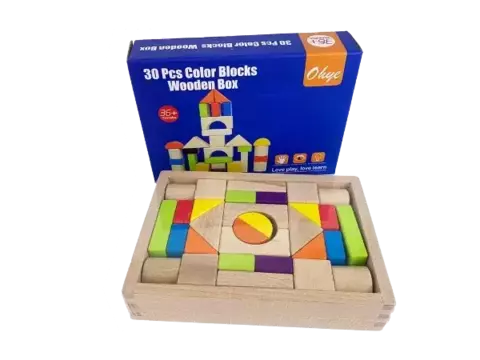 BLOQUES MONTESSORI x 30 piezas - comprar online
