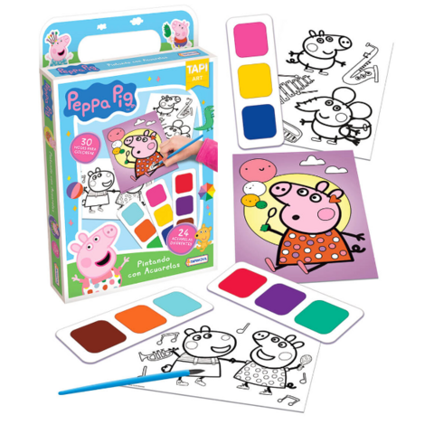 Pintando con Acuarelas PEPPA PIG - comprar online