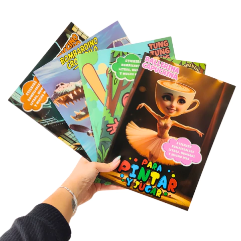 Libro para Colorear + Stickers BRAINROT ITALIANO - comprar online