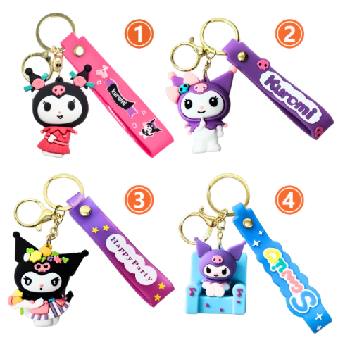 Llaveros De Goma KUROMI - comprar online