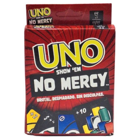 Cartas UNO -NO MERCY- - comprar online