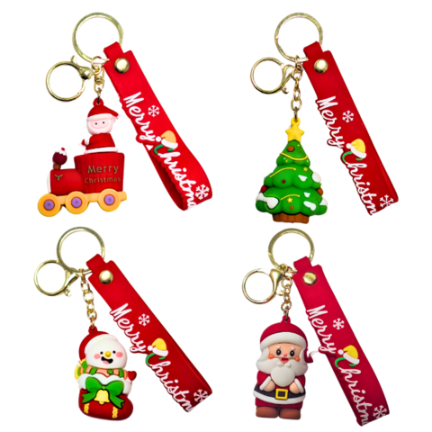 Llaveros de Goma NAVIDEÑOS - comprar online
