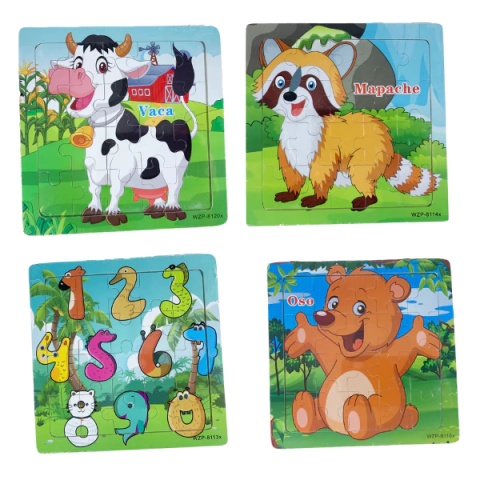 ROMPECABEZA CLÁSICO Animales x 20 piezas - comprar online