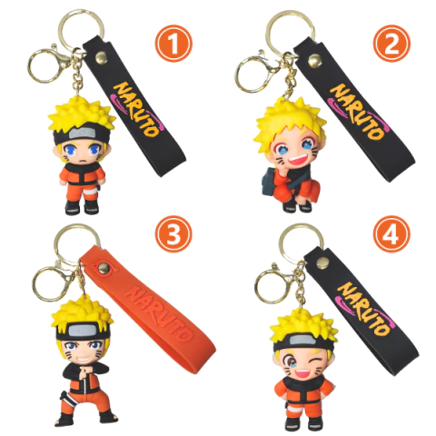 Llaveros de Goma NARUTO - comprar online