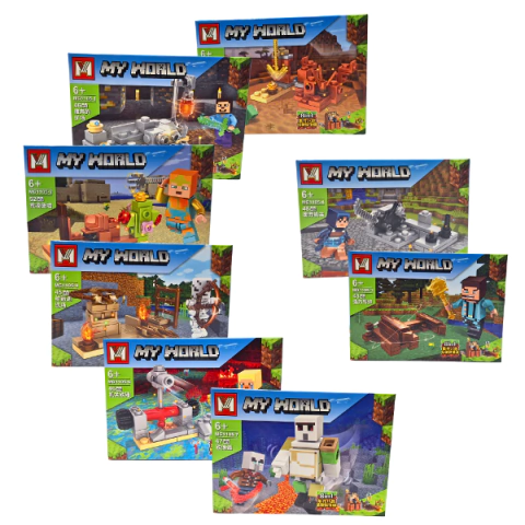Lego MINECRAFT (#1105) x8u. - comprar online