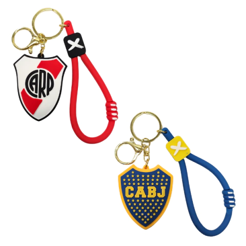 Llaveros De Goma ESCUDO FÚTBOL - comprar online