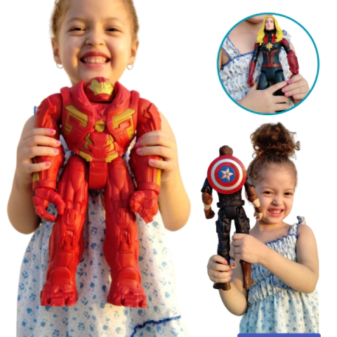 Muñecos SUPER HÉROES c/ Sonido (30cm) -PREMIUM- - comprar online