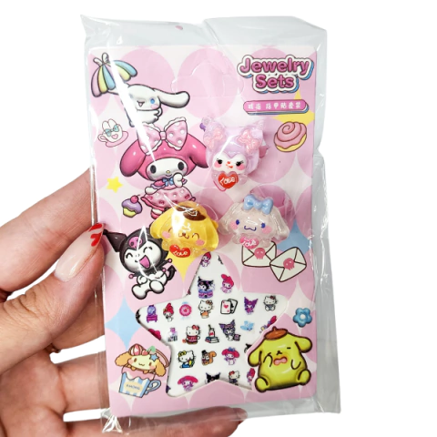 Set Anillo con Stickers SANRIO (x1) - comprar online