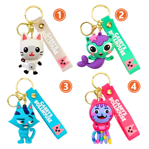 Llaveros De Goma GABBY'S DOLLHOUSE - comprar online