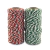 Baker's Twine Navidad - 2 rollos: Verde con Blanco y Rojo con Verde y Blanco