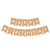 Banderines Craft Happy Birthday Letras Blancas