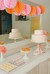 Bolas de panal de abeja en papel seda naranja. 30, 25 y 15 cms de diámetro. - Ohlalá Celebraciones