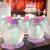 Botellitas esféricas de plástico 350ml. (Con tapa varios colores) - tienda online