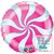 Globo Metalizado Dulce Peppermint Fucsia. 46 cms. - Ohlalá Celebraciones
