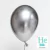 Globo R12 (28 cms) Reflex Plateado. 6 unidades. en internet