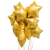 Globo Metalizado en Forma de Estrella Dorada. 45 cms - comprar online