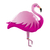 Globo Metalizado en Forma de Flamingo. 117 cms