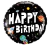 Globo Metalizado - Happy Birthday Astronauta. 45 cms. - comprar online