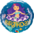 Globo Metalizado Happy Birthday Sirena 46 cms.