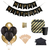 Kit de Fiesta Negro y Dorado - comprar online