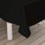 Mantel de Plástico Rectangular Negro Unicolor