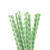 Pitillos de Papel Mantel Picnic - Verde y Blanco. 12 unidades