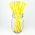 Pitillos de Papel Puntos Blancos sobre Amarillo. 12 unidades