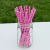 Pitillos de Papel Puntos Blancos sobre Fucsia. 12 unidades en internet