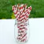 Pitillos de Papel Rayas Diagonales Rojo y Blanco. 12 unidades - comprar online