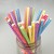 Pitillos de Papel Chevron - Chevron Rainbow Mix. 12 unidades - comprar online