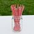 Pitillos de Papel Chevron (Zigzag) Rojo. 12 unidades - Ohlalá Celebraciones