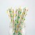 Pitillos de Papel Puntos Confetti sobre Blanco. 12 unidades - Ohlalá Celebraciones