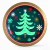 Platos Christmas Tree. 22 cms. - 10 unidades