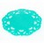 Posavasos Aguamarina Diseño Encaje. 8 unidades - comprar online