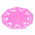 Posavasos Rosado Intenso Diseño Encaje. 8 unidades en internet